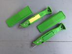 2x Janser Green Knife stoffeerders messen, Doe-het-zelf en Verbouw, Ophalen of Verzenden, Zo goed als nieuw