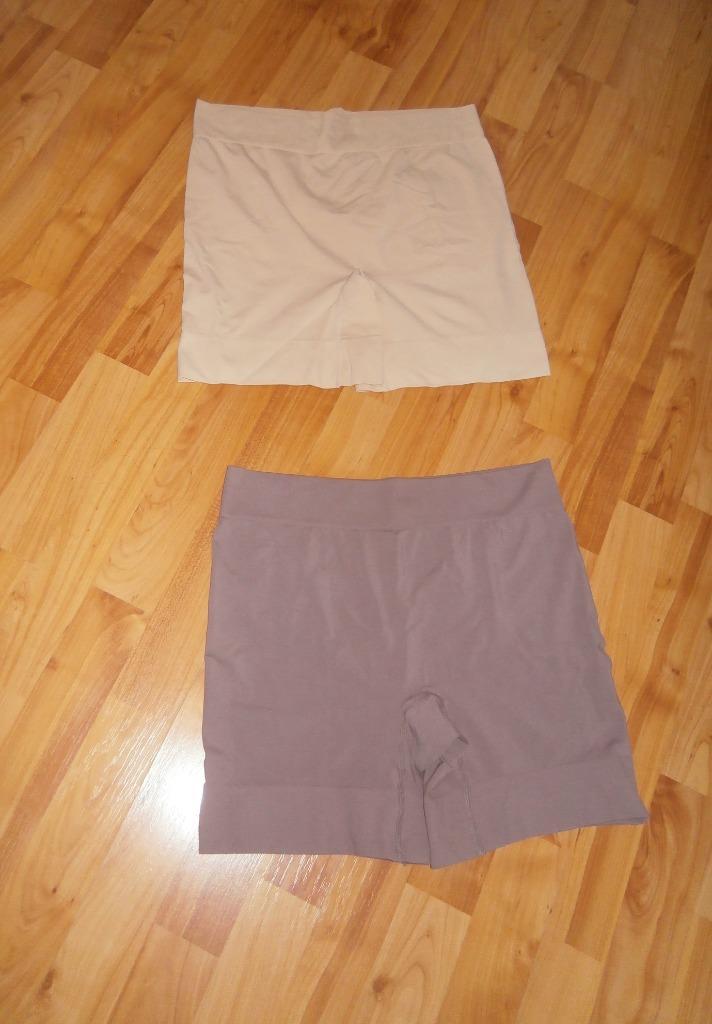 2 fijne long shorts naadloos XL (42) 2 kleuren als nieuw, Kleding | Dames, Ondergoed en Lingerie, Broekje of Short, Overige kleuren