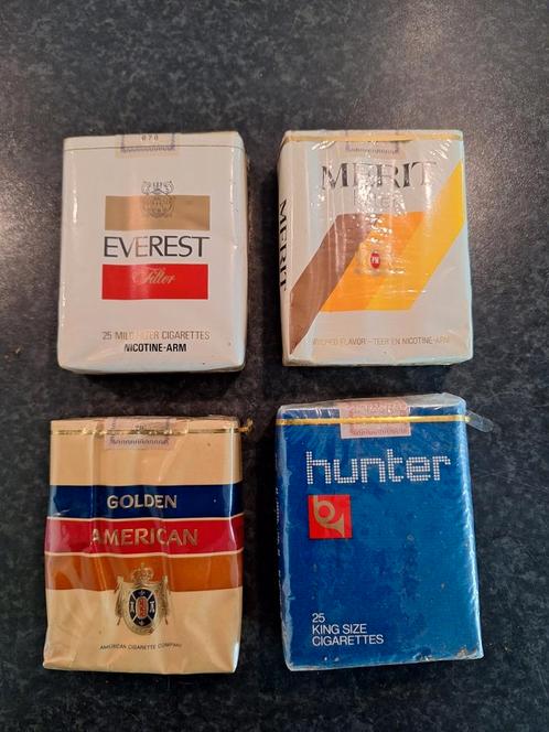 Oude pakjes sigaretten voor de verzamelaar, Verzamelen, Rookartikelen, Aanstekers en Luciferdoosjes, Tabaksdoos of Verpakking