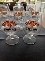 8 Tarwebok Heineken glazen, Ophalen of Verzenden, Zo goed als nieuw, Bierglas