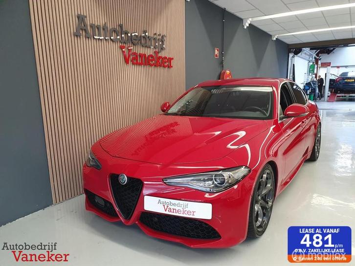 Alfa Romeo Giulia 2.0T Q2 Veloce|LSD|Leder dash|Carplay|Trek, Auto's, Alfa Romeo, Bedrijf, Te koop, Giulia, ABS, Achteruitrijcamera