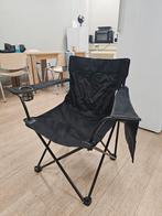 Comfortabele Campingstoel met Bekerhouder + Hoes, Caravans en Kamperen, Ophalen of Verzenden