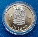 Legpenning Rijksmunt 1992 "ZEELAND" (koper-nikkel), Postzegels en Munten, Penningen en Medailles, Verzenden, Overige materialen