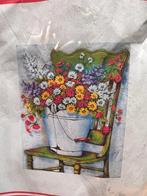 Borduurpakket voorgedrukt met bloemen, Verzenden, Nieuw, Handborduren, Borduurpakket