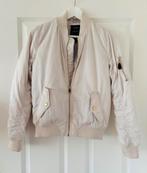 Bershka bomberjack ecru S, Beige, Zo goed als nieuw, Maat 36 (S), Bershka