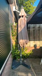 Zweef parasol beige, Zweefparasol, Verstelbaar, Gebruikt, 2 tot 3 meter