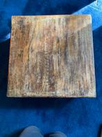 Bajot tafeltje: handgemaakt, sfeervol, 50x50 cm, 18 cm hoog, Antiek en Kunst, Curiosa en Brocante, Ophalen of Verzenden