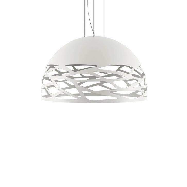 Stalen design hanglamp Lodes Kelly Dome, Huis en Inrichting, Lampen | Hanglampen, Zo goed als nieuw, Minder dan 50 cm, Ophalen of Verzenden