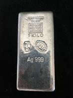 Tony Goetz  mooie zilverbaar.   1 kilo ZILVER, Postzegels en Munten, Edelmetalen en Baren, Ophalen of Verzenden, Zilver