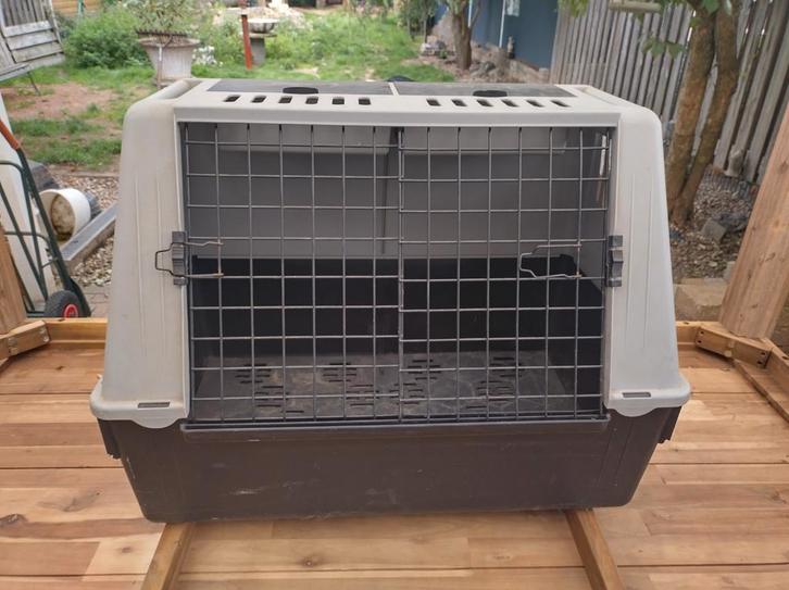 Binnen, buiten of auto bench, 82x50x61 lxdxh, Dieren en Toebehoren, Hondenbenches, Gebruikt, Ophalen