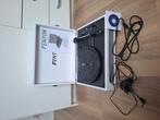 Fenton, koffer platenspeler, wit, Audio, Tv en Foto, Platenspelers, Ophalen, Zo goed als nieuw, Platenspeler, Overige merken