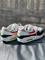 Nike Air Max 1 Chili Volt - Maat 38,5, Ophalen, Gedragen, Zwart, Sneakers of Gympen