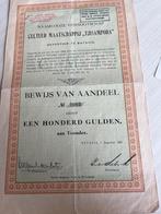 Aandelen Cultuur Maatschappij, Verzenden, 1920 tot 1950, Aandeel