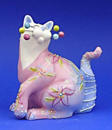 Nieuw Beeld Kat Grace Whimsiclay Cat beschikbaar voor biedingen