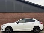 Mazda 3 2.0 GT-M 180 PK | NL-AUTO! | DEALER OH! | LEDER!, Gebruikt, Zwart, 4 cilinders, Wit
