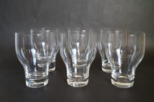 6x kristal water bierglas Rosenthal Lotus Wiinblad Latham, Huis en Inrichting, Keuken | Servies, Gebruikt, Glas of Glazen, Overige stijlen