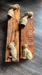 2 leuke Houten Lampjes, Ophalen of Verzenden, Zo goed als nieuw