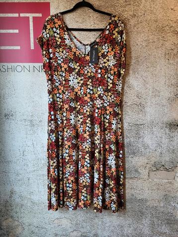 Ophilia viscose jurk Pien Floral print 2/40,42 twv €69.95