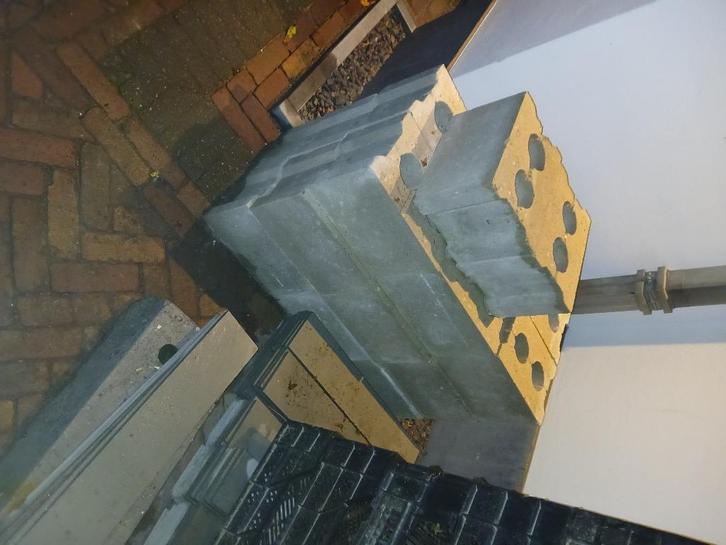 Betonblok hol 21 stuks, Doe-het-zelf en Verbouw, Metselstenen, Nieuw, Bakstenen, Ophalen