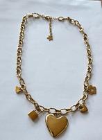 Mooie goud kleurige vintage ketting, Verzenden, Nieuw, Goud, Overige materialen