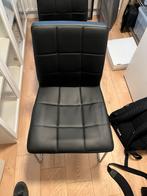 Eetkamerstoelen, Huis en Inrichting, Stoelen, Ophalen, Overige materialen, Gebruikt, Zwart