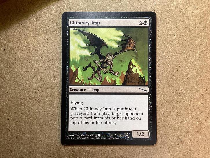 1x Chimney Imp [059/306] (Good), Hobby en Vrije tijd, Verzamelkaartspellen | Magic the Gathering, Gebruikt, Losse kaart, Ophalen of Verzenden