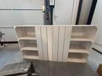 Houten (Boeken)kasten - Wit, Met plank(en), 100 tot 150 cm, Nieuw, Ophalen of Verzenden