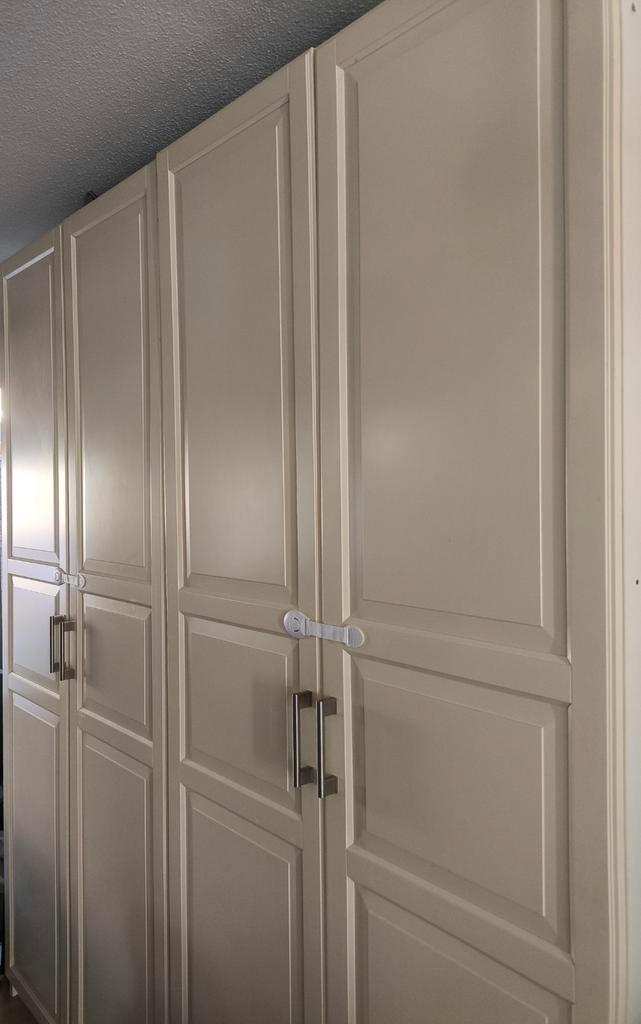 Ikea pax 4x1m+hoekdeel+16 planken, totaal in Redelijke staat, Huis en Inrichting, Kasten | Kledingkasten, Zo goed als nieuw, 200 cm of meer