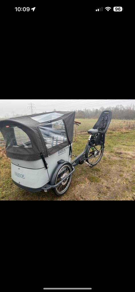 Babboe Curve E, Fietsen en Brommers, Fietsen | Bakfietsen, Zo goed als nieuw, 4 kinderen of meer, Ophalen of Verzenden