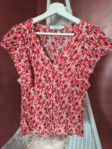 Costes - Blouse top rood print - mt xs beschikbaar voor biedingen