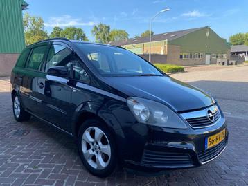 Opel Zafira 1.6 2005 Zwart 7 persoons beschikbaar voor biedingen