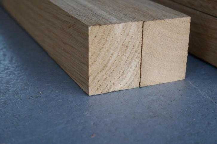 EIKEN Hardhouten Geschaafde Balkjes: Scherpste Prijs van NL!, Tuin en Terras, Palen, Balken en Planken, Nieuw, Overige typen, 180 tot 250 cm