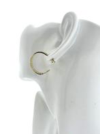 14 Karaat Gouden Oorringen Meander Versace Motief - 2.5 cm, Hangers, -, -, Ophalen of Verzenden