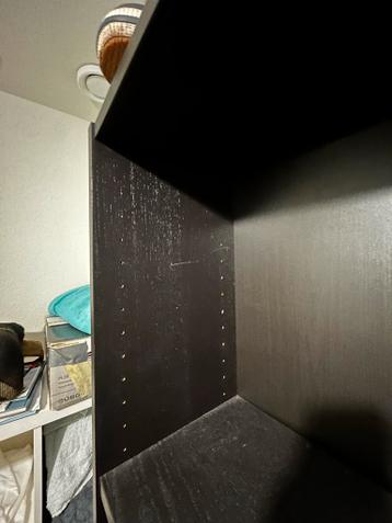 2x Zwarte Billy IKEA kasten (200x80x28) - afbeelding 3