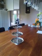 zilverkleurige etagère, Ophalen, Zo goed als nieuw