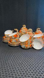 Japanse Theeset Satsuma stijl . Delicaat porcelein., Ophalen of Verzenden