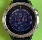 Garmin Fenix 5 Plus, premium GPS sporthorloge, Verzenden, Zwart, Zo goed als nieuw, GPS