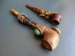 twee tabakspijpen, pijp, pijpen, 2 stuks, Verzamelen, Rookartikelen, Aanstekers en Luciferdoosjes, Ophalen of Verzenden, Gebruikt