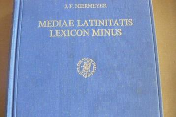 MEDIAE LATINITATIS LEXICON MINUS / J.F. Niermeyer beschikbaar voor biedingen