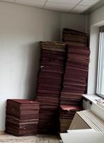 Gebruikte Tapijt tegels rood, Gebruikt, Vierkant, Minder dan 50 cm, Ophalen of Verzenden