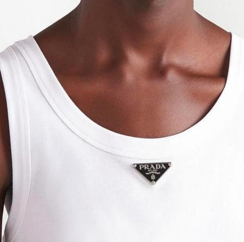 Prada en Loewe top heren wit en zwart, Kleding | Heren, T-shirts, Nieuw, Wit, Ophalen of Verzenden