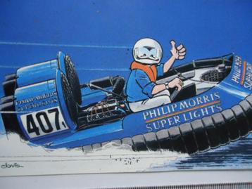 sticker oud HOOVERCRAFT Champion 1985 Clovis strip viseur beschikbaar voor biedingen