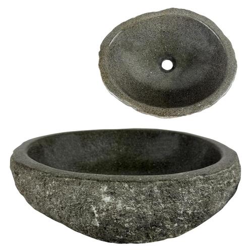 Wasbak | Wastafel | Natuursteen | 40-45x30-35cm | Ovaal |, Huis en Inrichting, Badkamer | Complete badkamers, Nieuw, Ophalen of Verzenden
