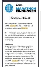 ASML Halve Marathon Eindhoven, Ophalen, Nieuw, Overige typen, Overige merken