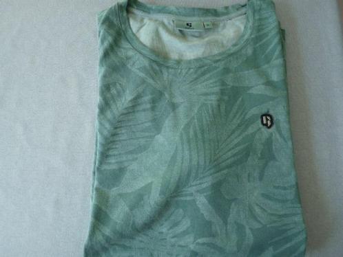 leuk fris groen tshirt met bladprint van Garcia, mt XL, Kleding | Heren, T-shirts, Zo goed als nieuw, Maat 56/58 (XL), Groen, Ophalen of Verzenden