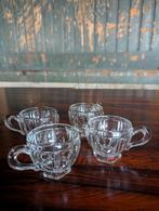 Set 5x glazen espresso kopjes, Ophalen of Verzenden, Glas, Overige stijlen, Glas of Glazen