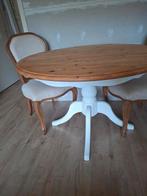 Prachtige ronde eettafel, Huis en Inrichting, Ophalen, Rond, Zo goed als nieuw, Vier personen