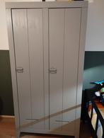 Woood Kledingkast - Lichtgrijs, Ophalen, Zo goed als nieuw, Modern