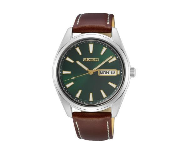 *Nieuw* Seiko Quartz analoog (SUR449P1), Sieraden, Tassen en Uiterlijk, Horloges | Heren, Nieuw, Polshorloge, Seiko, Overige materialen