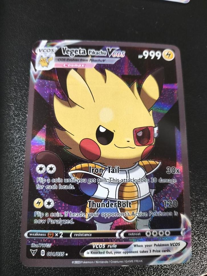 Pika cosplay Dragonball z kaarten, Hobby en Vrije tijd, Verzamelkaartspellen | Overige, Nieuw, Losse kaart, Foil, Ophalen of Verzenden